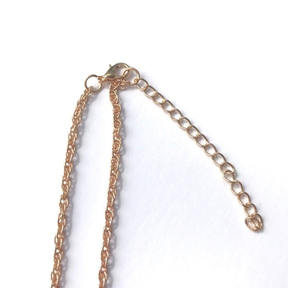 NEW Long Tassel Turquoise Druzy Stone Necklace - Picture 4 of 7